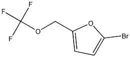 2-BROMO-5-[(TRIFLUOROMETHOXY)METHYL]FURAN Struktur