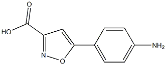 5-(4-AMINOPHENYL)ISOXAZOLE-3-CARBOXYLIC ACID Struktur