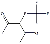 3-TRIFLUOROMETHYLSULFANYL-PENTANE-2,4-DIONE Struktur