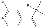 2-CHLORO-4-TRIFLUOROACETYLPYRIDINE Struktur