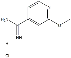 2-METHOXYISONICOTINIMIDAMIDE HYDROCHLORIDE Struktur