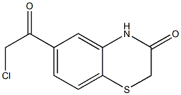 6-CHLOROACETYL-2H-1,4-BENZOTHIAZIN-3(4H)-ONE Struktur