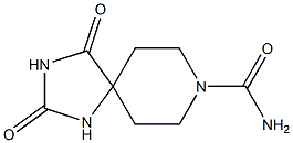 2,4-DIOXO-1,3,8-TRIAZASPIRO[4.5]DECANE-8-CARBOXAMIDE Struktur