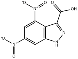 4,6-DINITRO-3-(1H)INDAZOLE CARBOXYLIC ACID Struktur