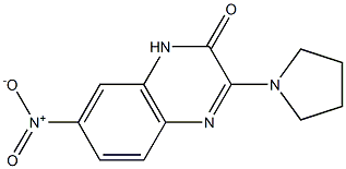 7-NITRO-3-PYRROLIDIN-1-YLQUINOXALIN-2(1H)-ONE Struktur