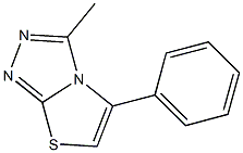 3-METHYL-5-PHENYL[1,3]THIAZOLO[2,3-C][1,2,4]TRIAZOLE Struktur