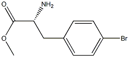 METHYL (2R)-2-AMINO-3-(4-BROMOPHENYL)PROPANOATE Struktur