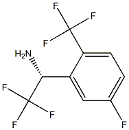 (1R)-2,2,2-TRIFLUORO-1-[5-FLUORO-2-(TRIFLUOROMETHYL)PHENYL]ETHYLAMINE Struktur