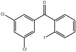 3,5-DICHLORO-2'-IODOBENZOPHENONE Struktur