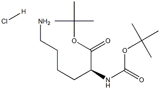 BOC-LYS-OTBU HCL Struktur