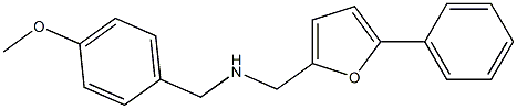 N-(4-METHOXYBENZYL)-N-((5-PHENYL-2-FURYL)METHYL)AMINE Struktur