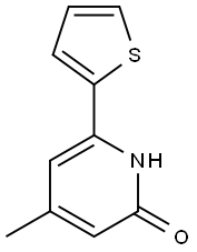 4-METHYL-6-(THIOPHEN-2-YL)PYRIDIN-2(1H)-ONE Struktur