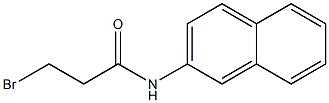 3-BROMO-N-(2-NAPHTHYL)PROPANAMIDE Struktur