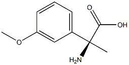 (2S)-2-AMINO-2-(3-METHOXYPHENYL)PROPANOIC ACID Struktur