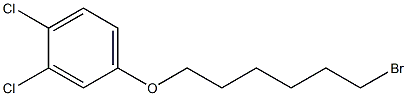 1-BROMO-6-(3',4'-DICHLOROPHENOXY)HEXANE Struktur