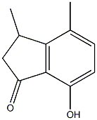 7-HYDROXY-3,4-DIMETHYLINDAN-1-ONE Struktur