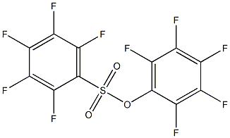 PENTAFLUOROPHENYL 2,3,4,5,6-PENTAFLUORO-BENZENESULFONATE Struktur