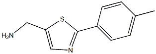 C-(2-P-TOLYL-THIAZOL-5-YL)-METHYLAMINE Struktur