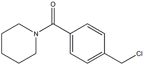 1-[4-(CHLOROMETHYL)BENZOYL]PIPERIDINE Struktur