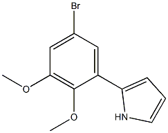 2-(5-BROMO-2,3-DIMETHOXYPHENYL)PYRROLE Struktur