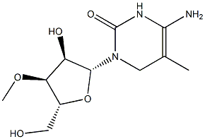 3'-(O-METHYL)-5-METHYLCYTIDINE, [3H]- Struktur