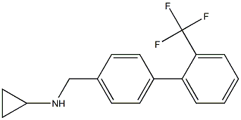 (1R)CYCLOPROPYL(4-[2-(TRIFLUOROMETHYL)PHENYL]PHENYL)METHYLAMINE Struktur