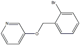 2-BROMOBENZYL-(3-PYRIDYL)ETHER Struktur