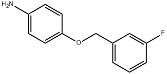 4-(3-FLUORO-BENZYLOXY)-PHENYLAMINE Struktur