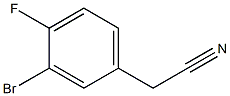 3-BROMO-4-FLUOROPHENYLACETONITRILE Struktur