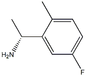 (1R)-1-(5-FLUORO-2-METHYLPHENYL)ETHYLAMINE Struktur