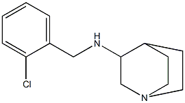 N-(2-CHLOROBENZYL)QUINUCLIDIN-3-AMINE Struktur