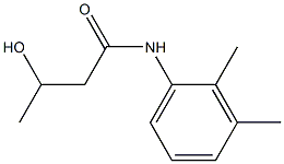 N-(2,3-DIMETHYLPHENYL)-3-HYDROXYBUTANAMIDE Struktur