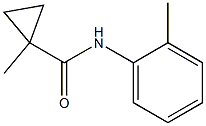 1-METHYL-CYCLOPROPANECARBOXYLIC ACID O-TOLYLAMIDE Struktur