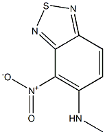 N-METHYL-4-NITRO-2,1,3-BENZOTHIADIAZOL-5-AMINE Struktur