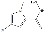 4-CHLORO-1-METHYL-1H-PYRROLE-2-CARBOHYDRAZIDE Struktur