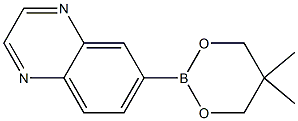 6-(5,5-DIMETHYL-1,3,2-DIOXABORINAN-2-YL)QUINOXALINE Struktur