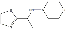 MORPHOLIN-4-YL-(1-THIAZOL-2-YL-ETHYL)-AMINE Struktur