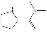 N,N-DIMETHYLPYRROLIDINE-2-CARBOXAMIDE Struktur