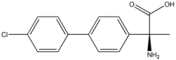 (2S)-2-AMINO-2-[4-(4-CHLOROPHENYL)PHENYL]PROPANOIC ACID Struktur