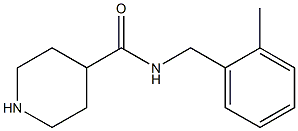 N-(2-METHYLBENZYL)PIPERIDINE-4-CARBOXAMIDE Struktur