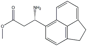 METHYL (3S)-3-ACENAPHTHEN-5-YL-3-AMINOPROPANOATE Struktur