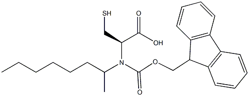 FMOC-CYS(OCTYL)-OH Struktur