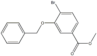 METHYL 3-(BENZYLOXY)-4-BROMOBENZOATE Struktur