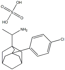 1-[3-(4-CHLORO-PHENYL)-ADAMANTAN-1-YL]-ETHYLAMINE SULFATE Struktur