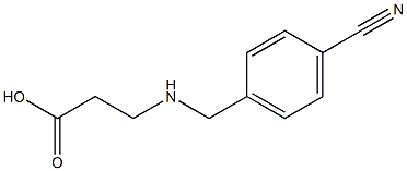 3-[(4-CYANOBENZYL)AMINO]PROPANOIC ACID Struktur