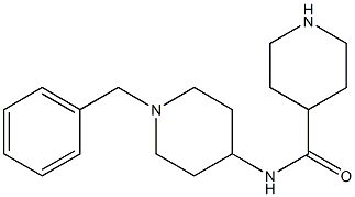 PIPERIDINE-4-CARBOXYLIC ACID (1-BENZYL-PIPERIDIN-4-YL)-AMIDE Struktur