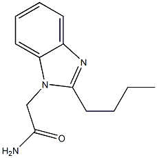 2-(2-BUTYL-1H-BENZIMIDAZOL-1-YL)ACETAMIDE Struktur