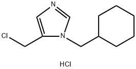 5-(CHLOROMETHYL)-1-(CYCLOHEXYLMETHYL)-1H-IMIDAZOLE HYDROCHLORIDE Struktur