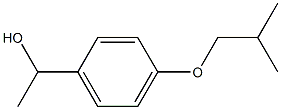 1-(4-ISOBUTOXYPHENYL)ETHANOL Struktur