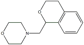 4-(3,4-DIHYDRO-1H-ISOCHROMEN-1-YLMETHYL)MORPHOLINE Struktur